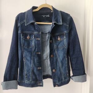 Riders by Lee Indigo Women's Denim Jacket Jean Dark Blue